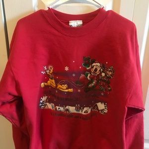 Vintage Christmas Disney Mickey Sweatshirt